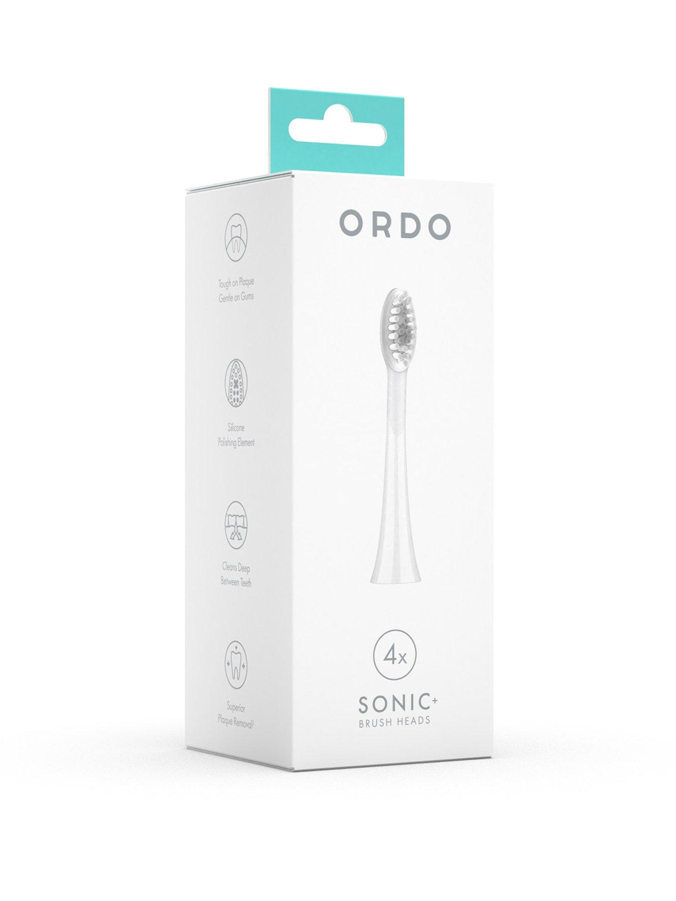 undefined Sonic+ Brush Heads 4 pack (White/Silver)