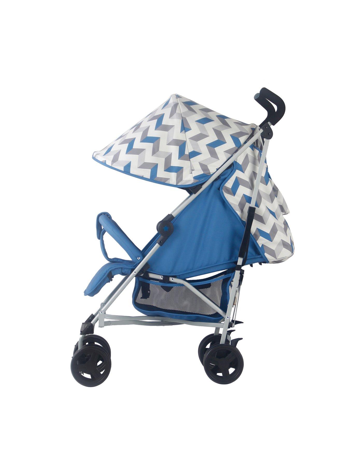 My babiie stroller outlet blue and white