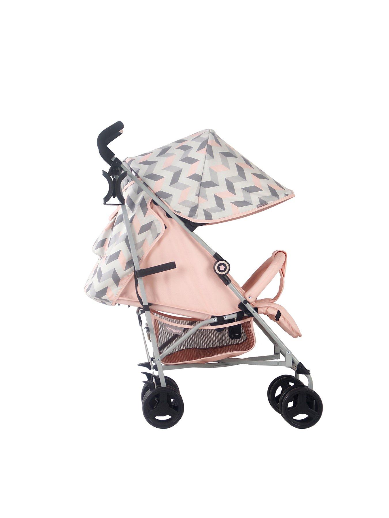 My babiie cheap pink star pushchair