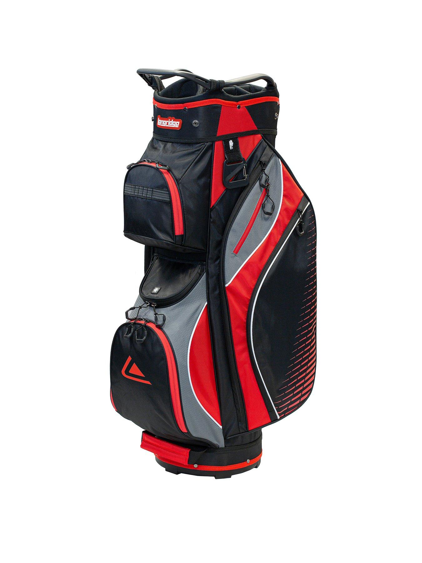 longridge-deluxe-lite-cart-bag-blackcharredfront