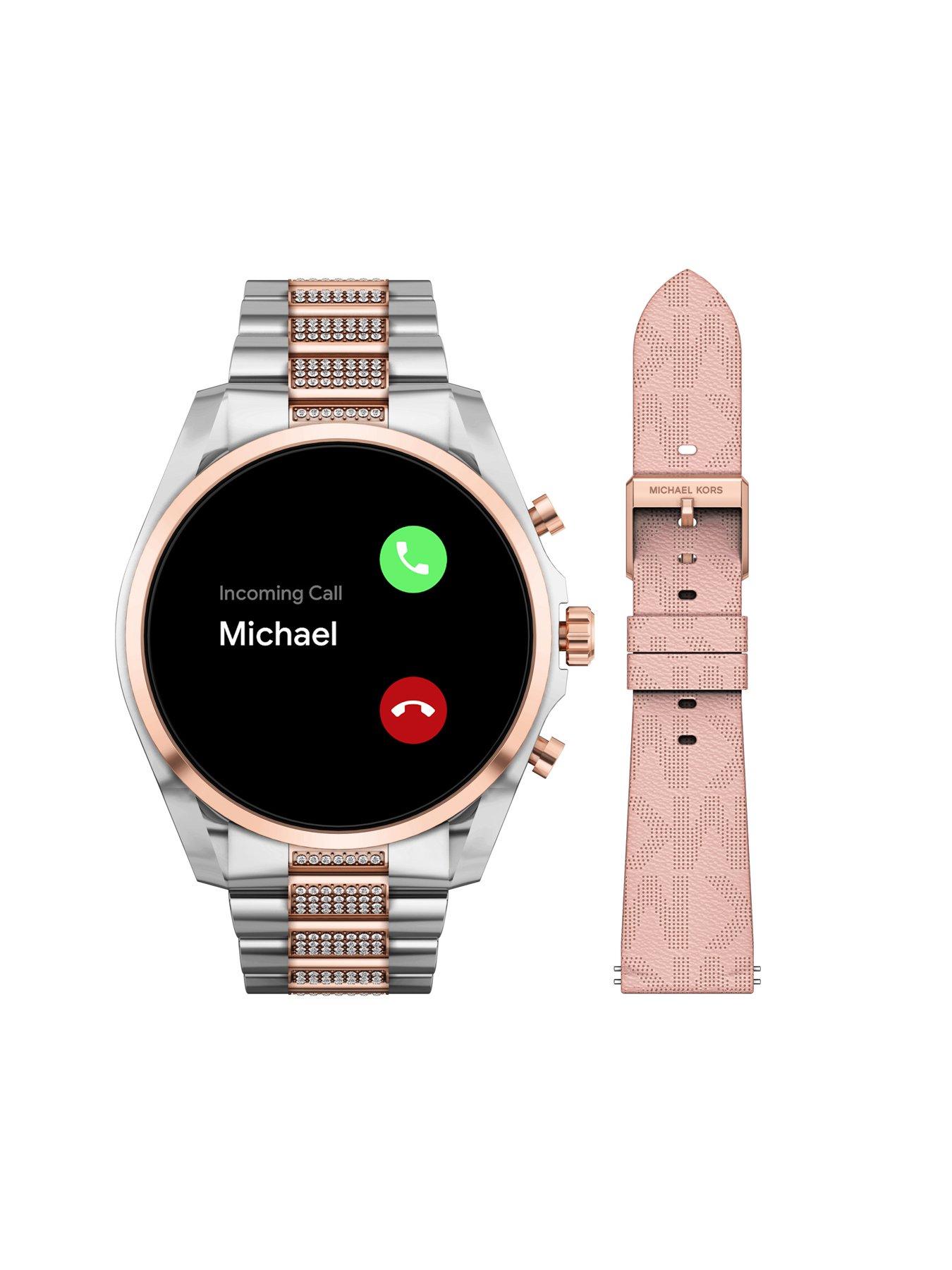 Michael kors shop silver smart watch