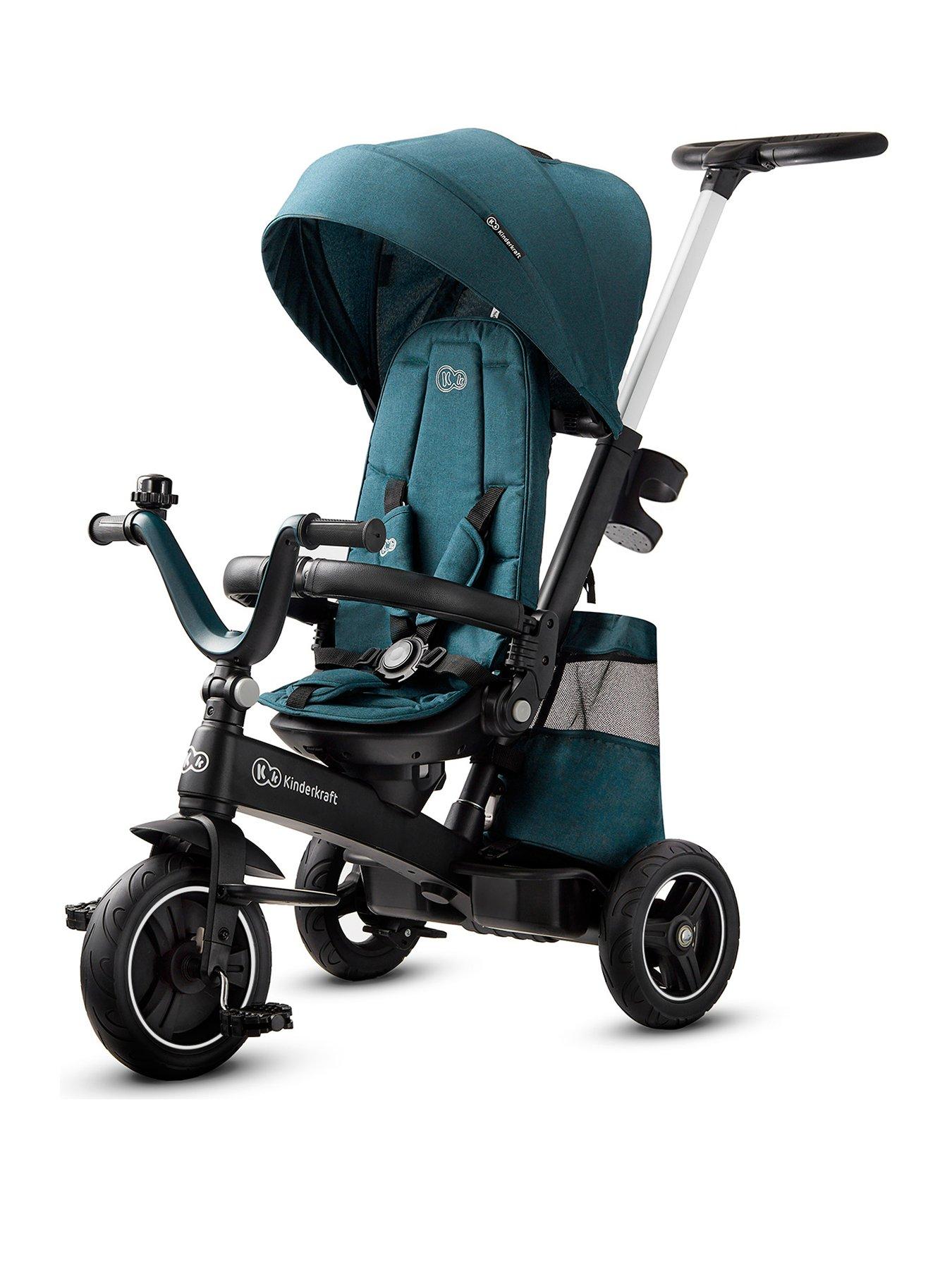 kinderkraft-easytwist-tricycle-midnight-green