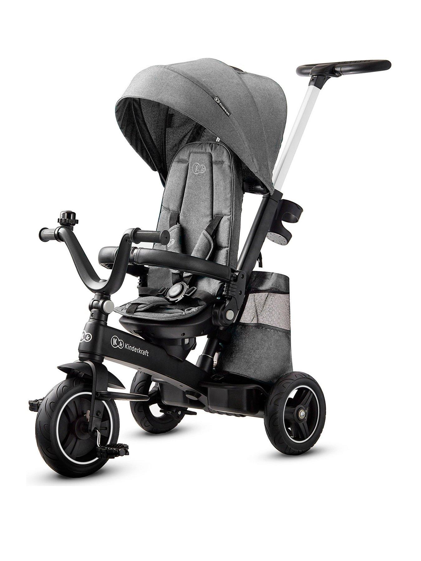 kinderkraft-easytwist-tricycle-platinum-grey