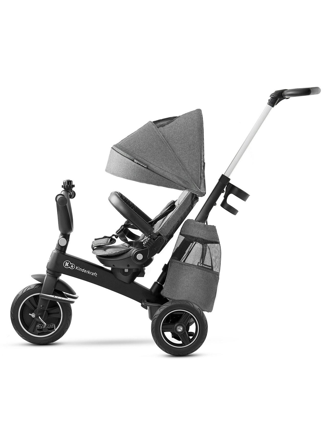 Image 5 of 7 of Kinderkraft Easytwist Tricycle - Platinum Grey