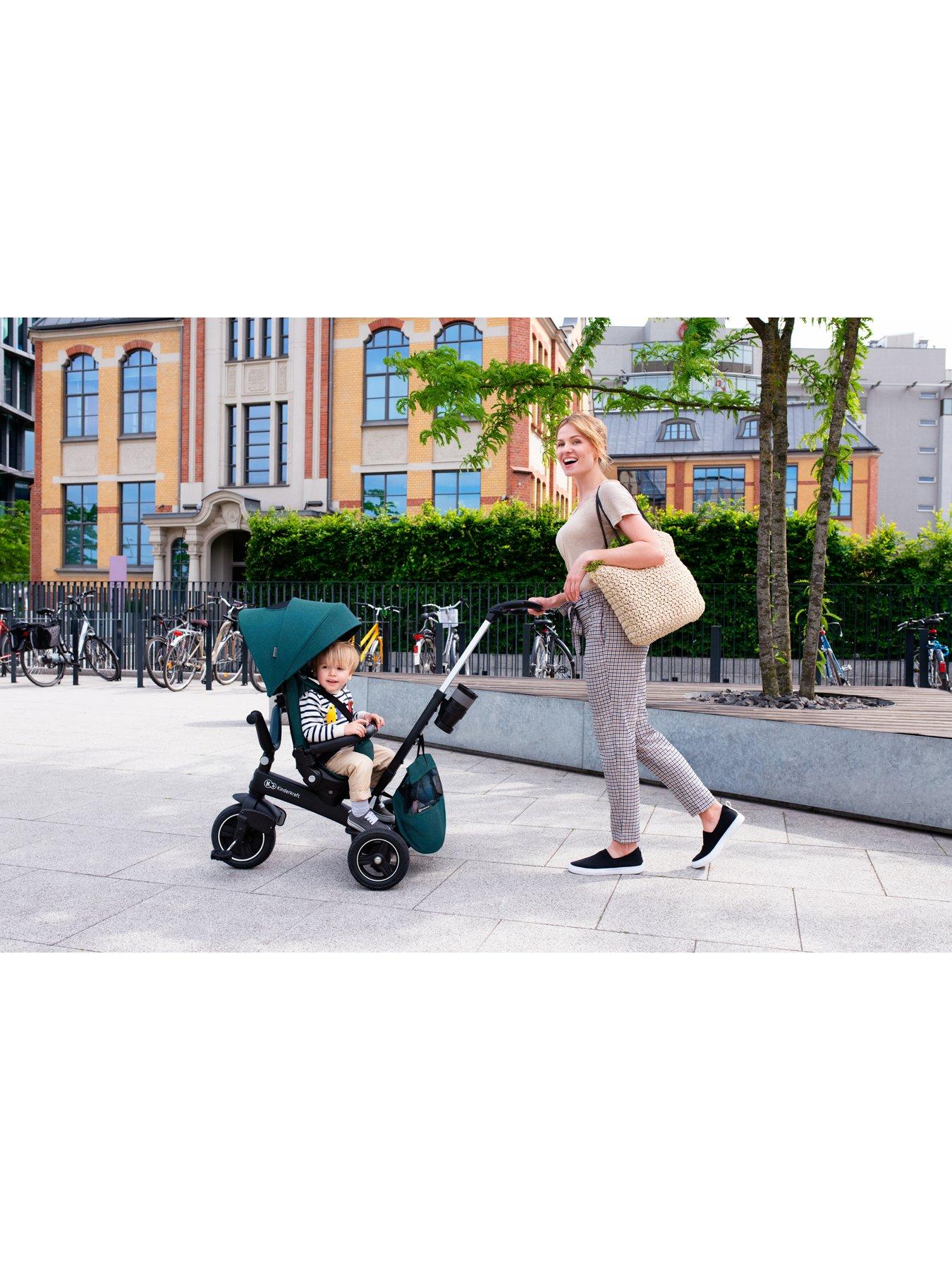 Image 6 of 7 of Kinderkraft Easytwist Tricycle - Platinum Grey