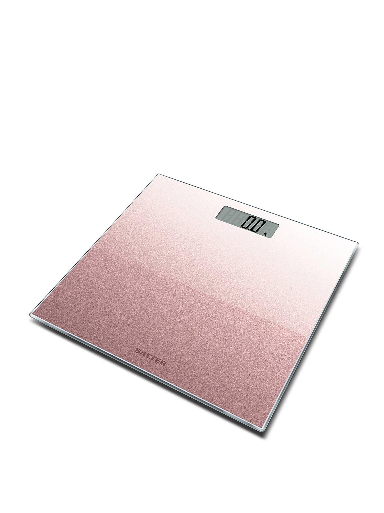 salter-rose-gold-glitter-electronic-personal-bathroom-scales