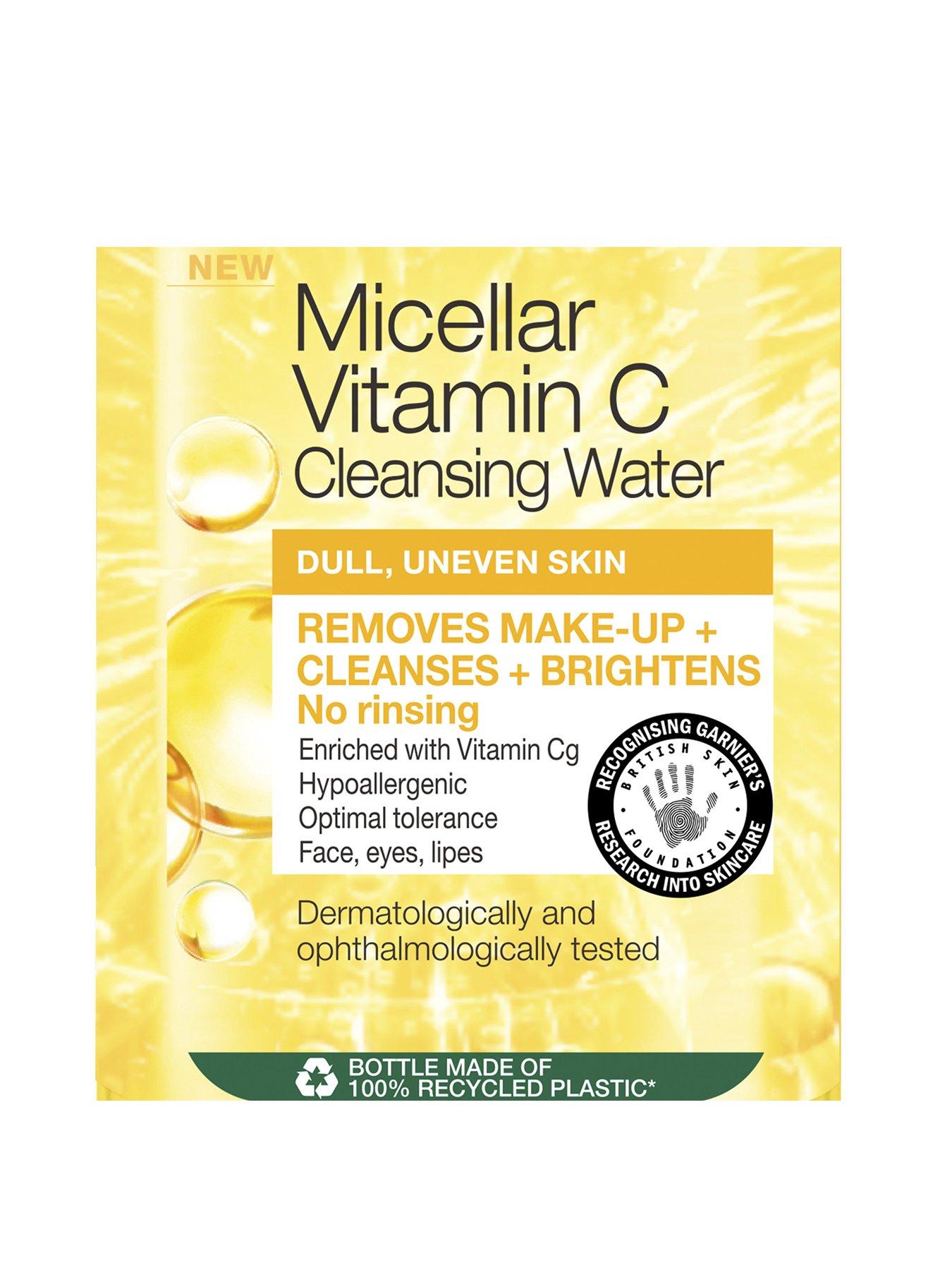 Image 2 of 5 of Garnier Micellar Vitamin C Water For Dull Skin 400ml