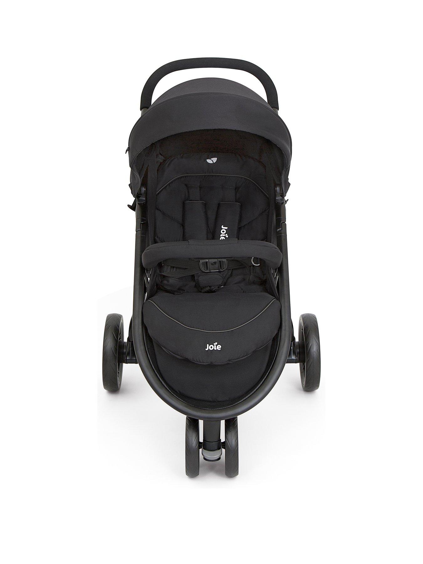 joie-litetrax-3-wheel-pushchair-nbsp--coalstillFront