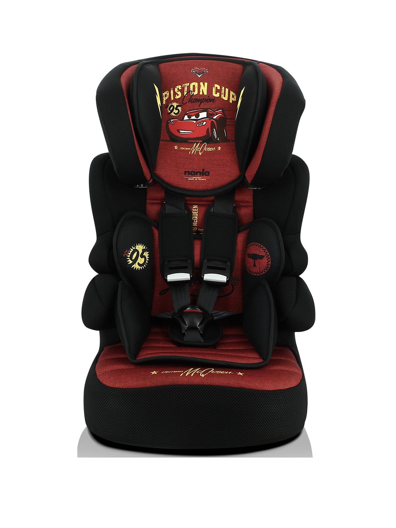 Lightning mcqueen booster car hot sale seat