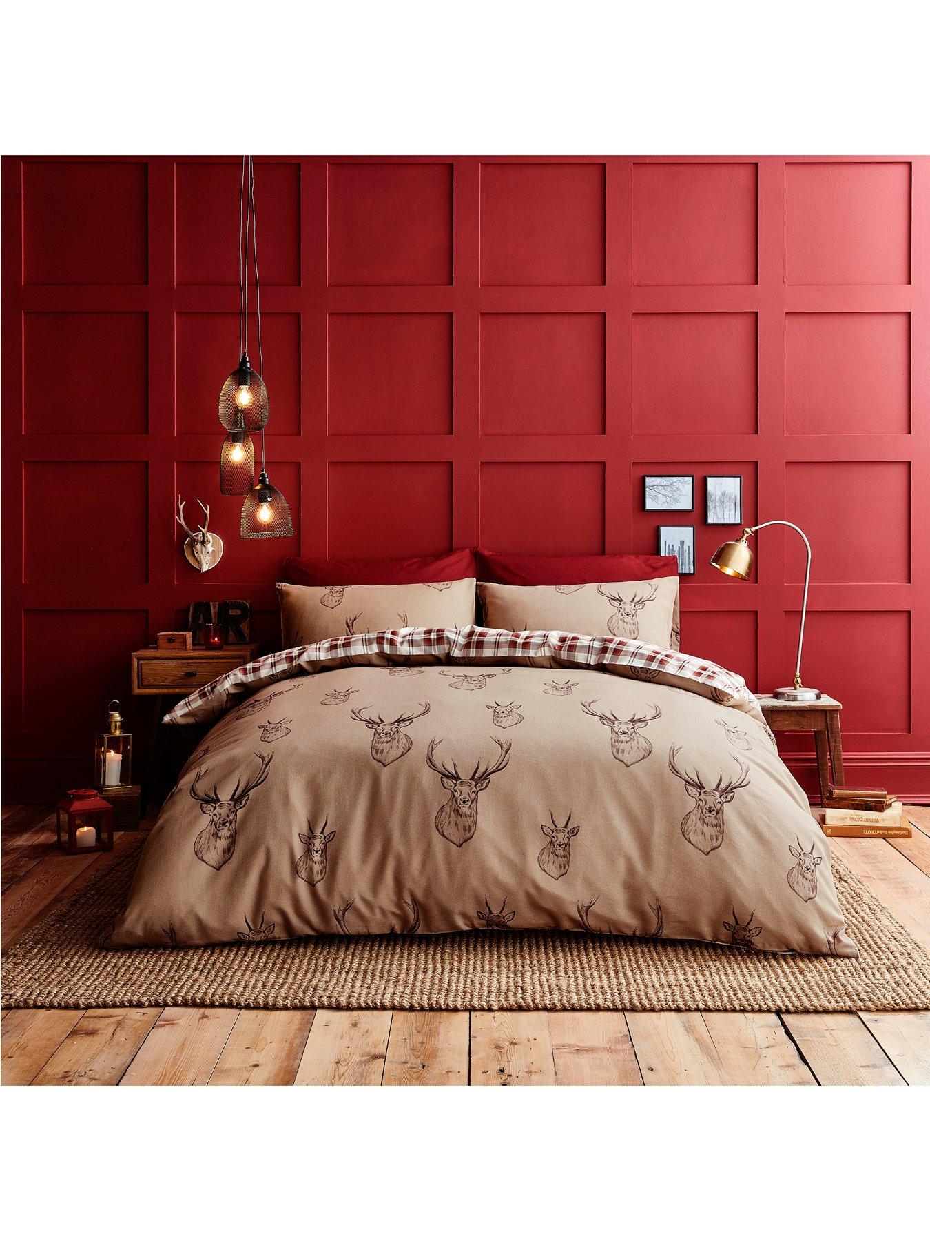 catherine-lansfield-stag-duvet-covernbspsetfront