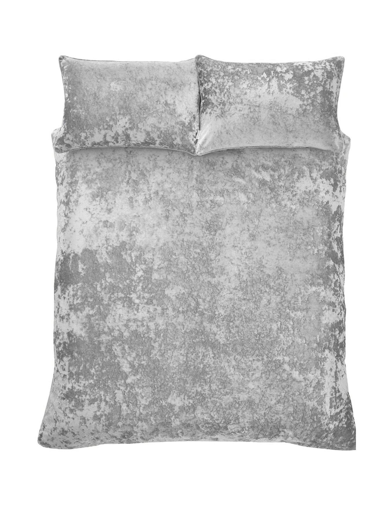 catherine-lansfield-crushed-velvet-duvet-cover-and-pillowcase-setstillFront