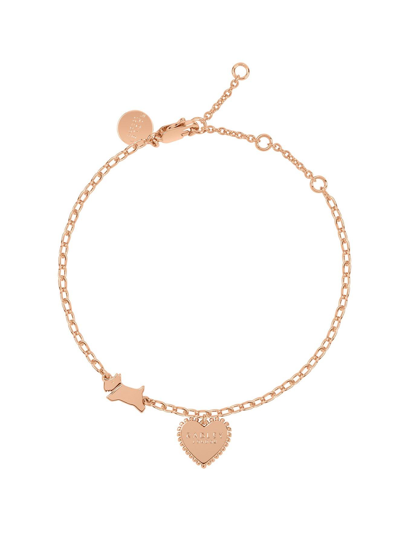 radley-ladies-18ct-rose-gold-plated-bobble-heart-braceletfront