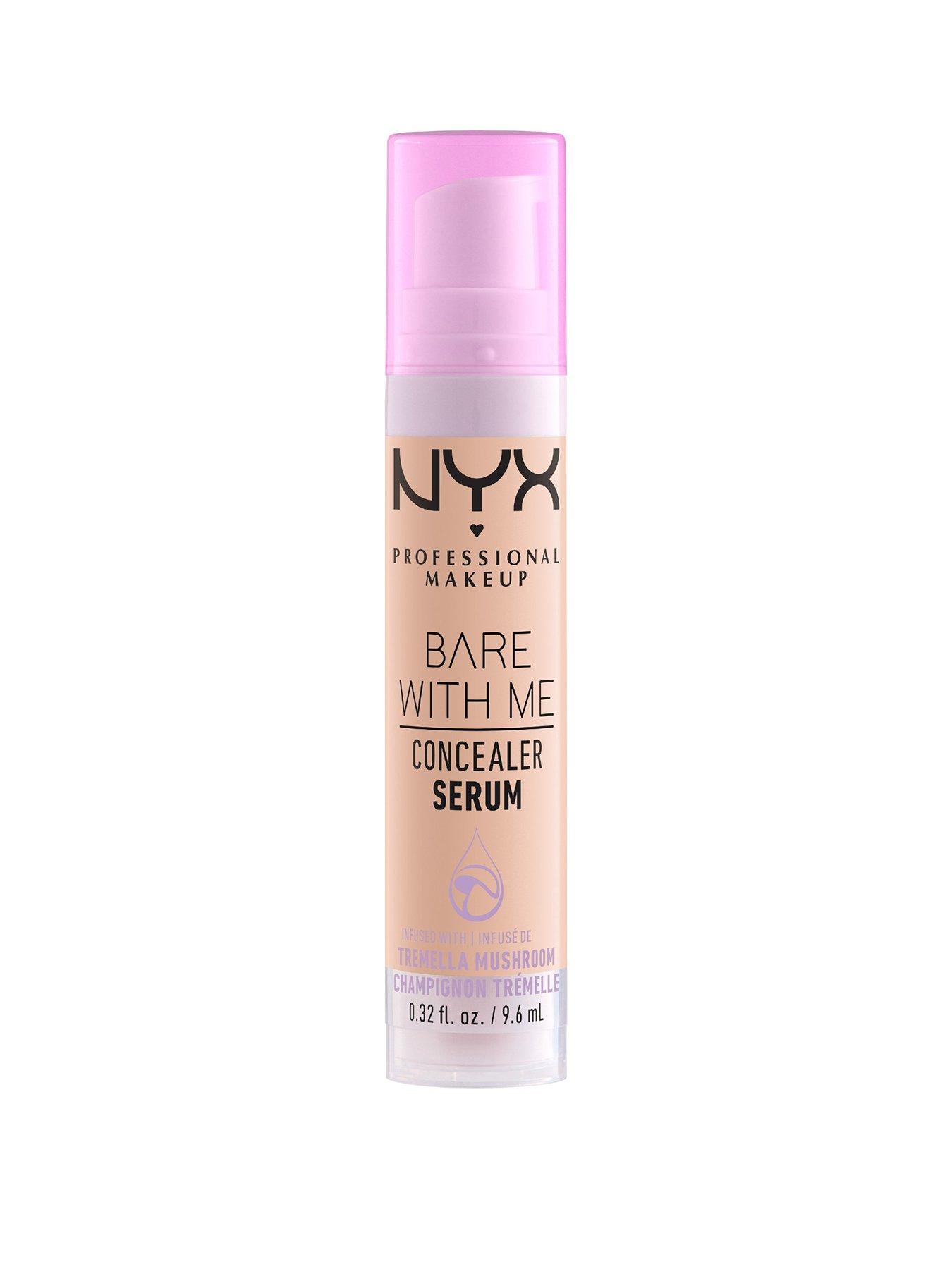 NYX PROFESSIONAL MAKEUP, Bare With Me, Serum Concealer, 24HR Hydration,  Vegan Formula - 10 Camel, 9.6mL : : Beauty & Personal Care