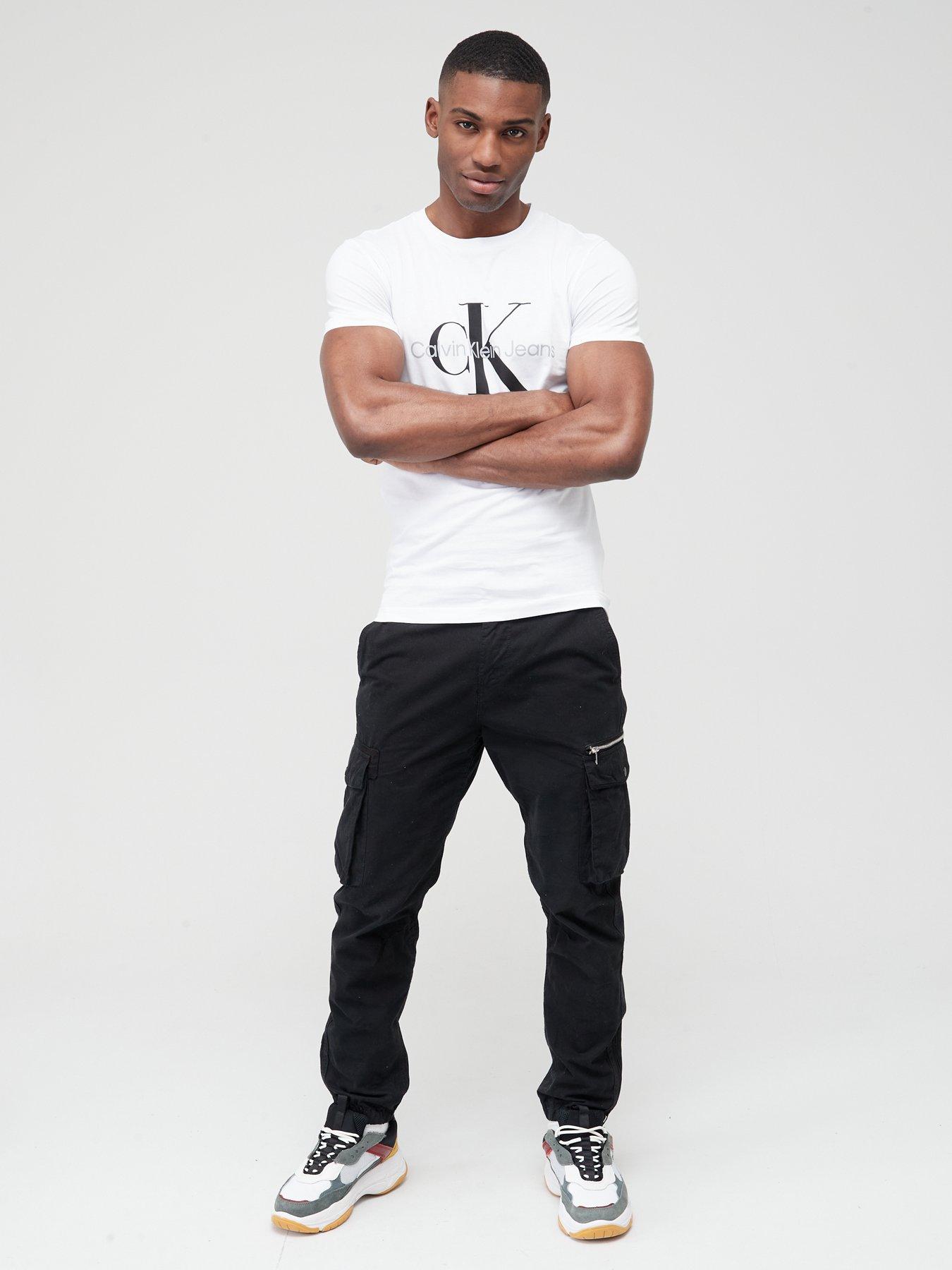 Calvin Klein Jeans Monogram Logo T-Shirt - White