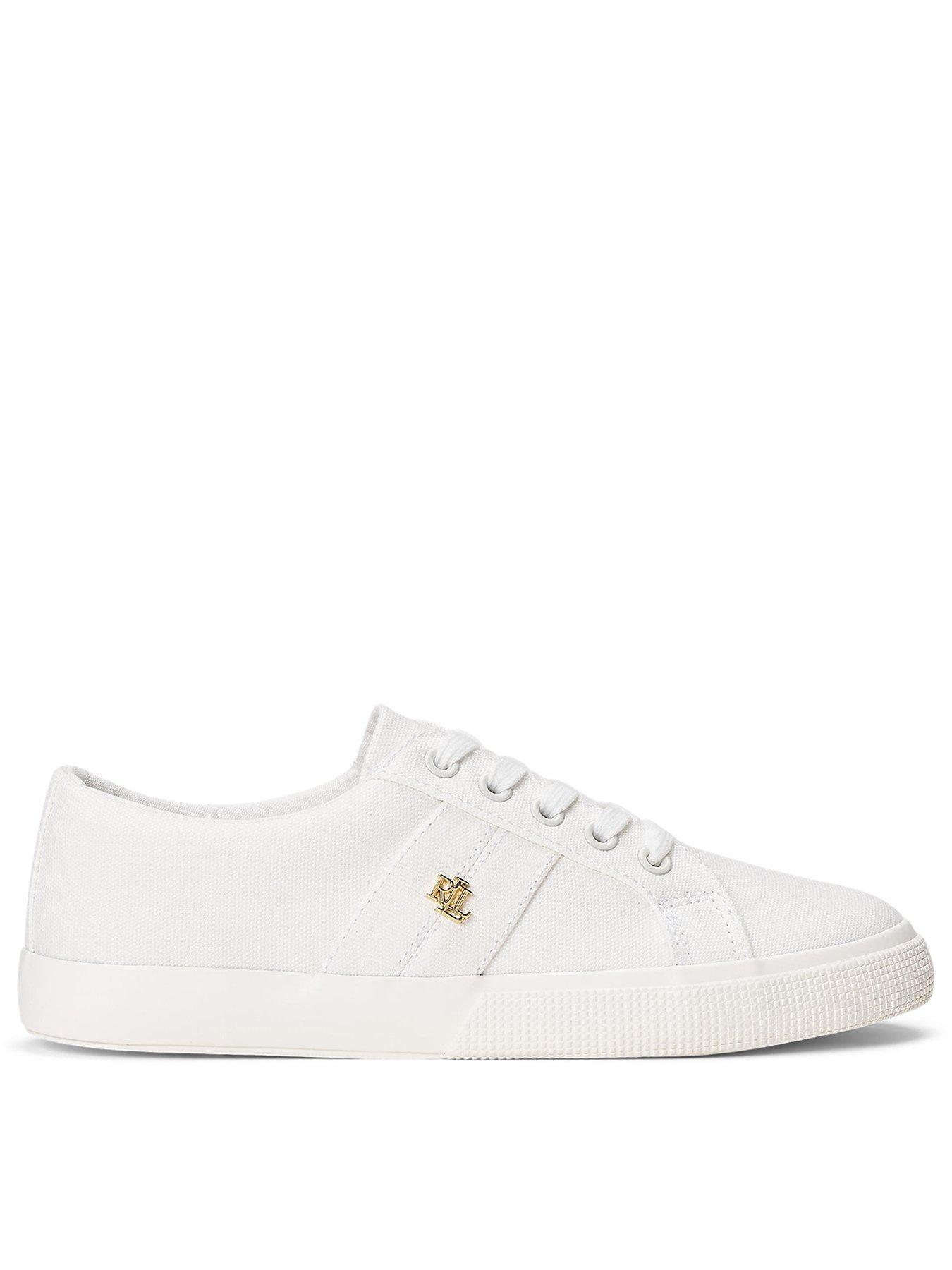 Lauren by Ralph Lauren Lauren By Ralph Lauren Janson Ii-Canvas Sneakers - White