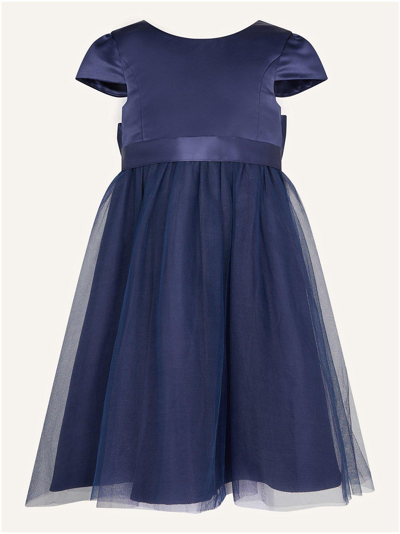 Monsoon grey clearance flower girl dress