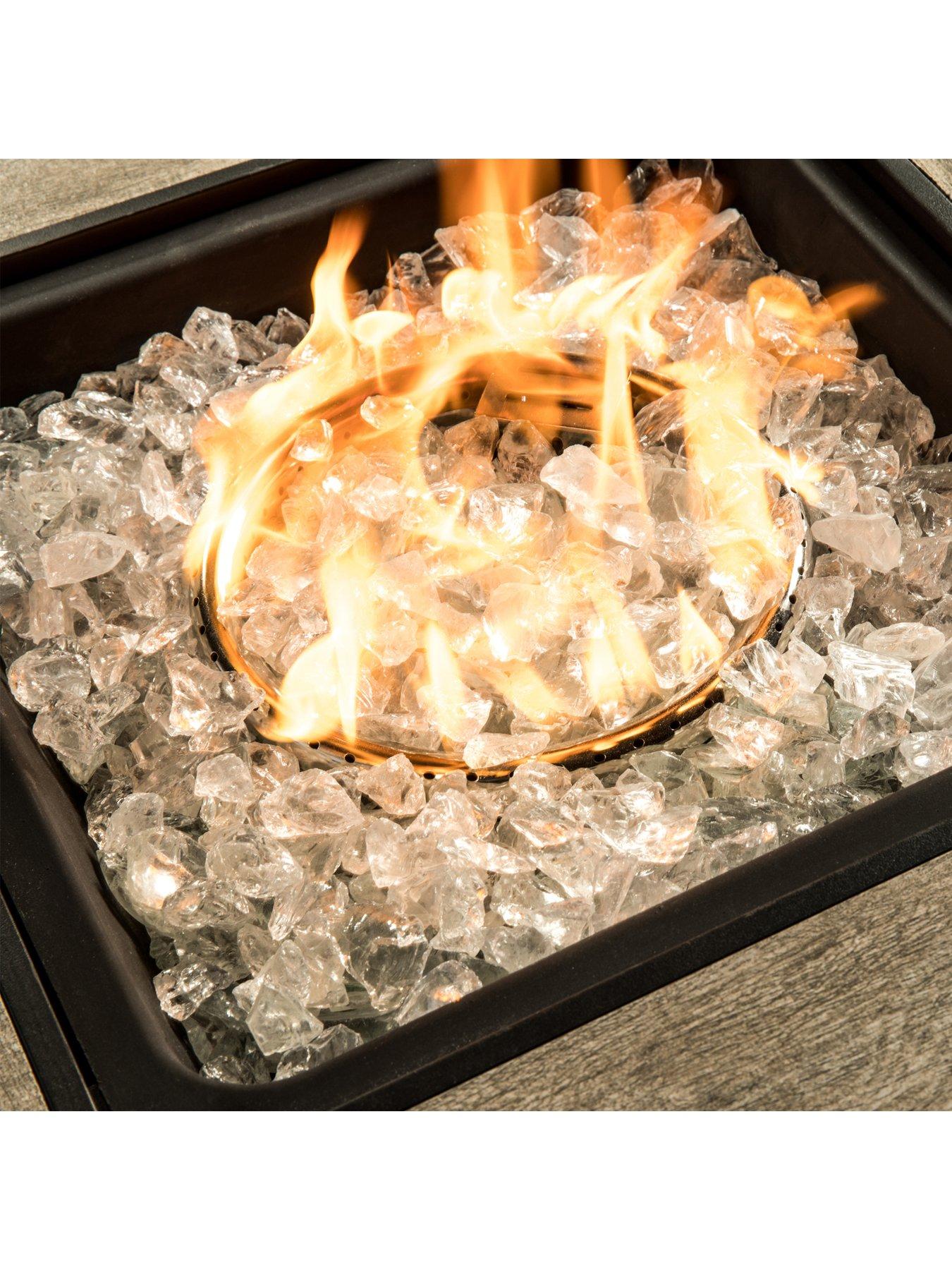 Image 2 of 7 of Teamson Home Clear Fire Glass - 4kg