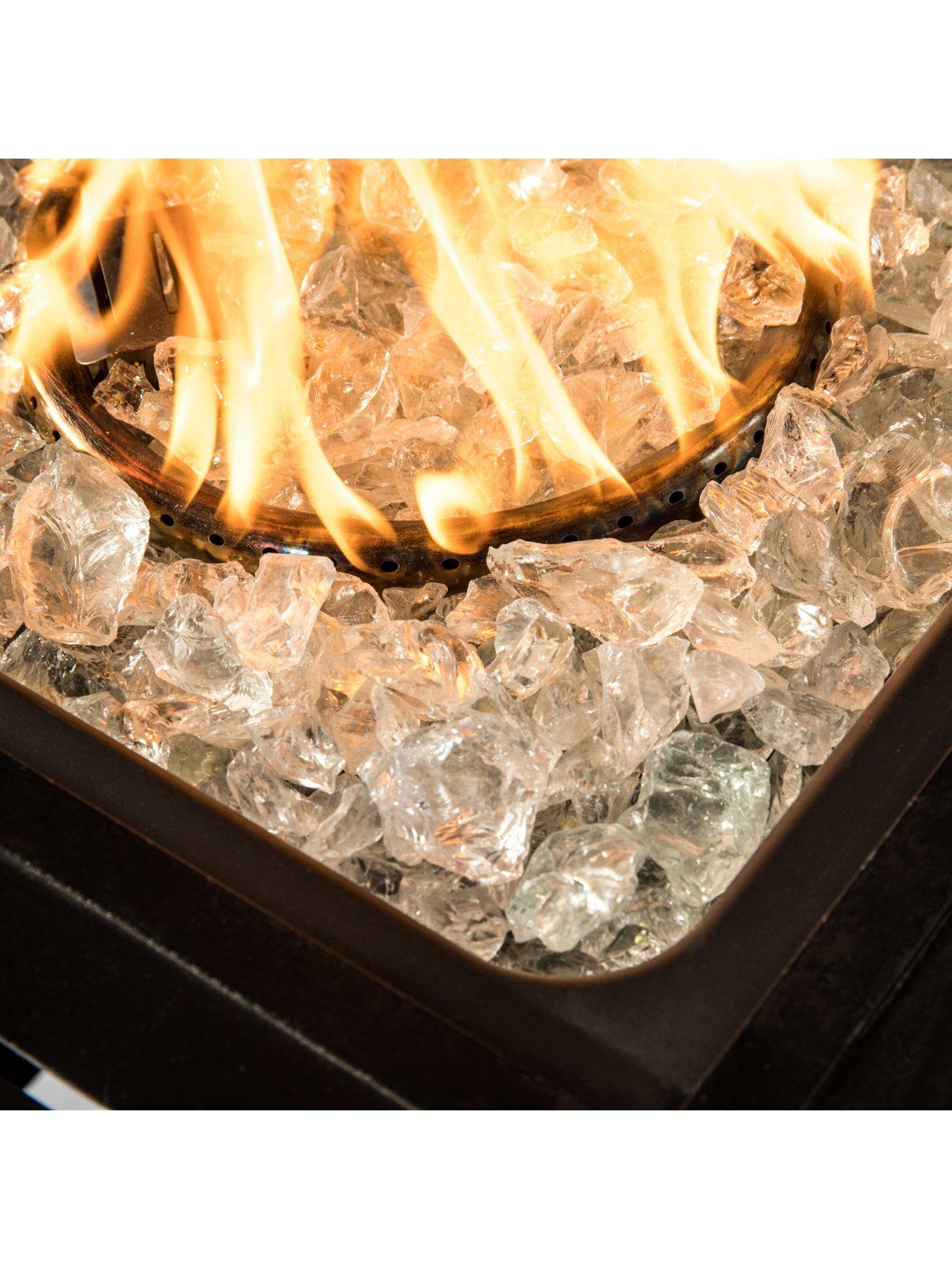 Image 6 of 7 of Teamson Home Clear Fire Glass - 4kg