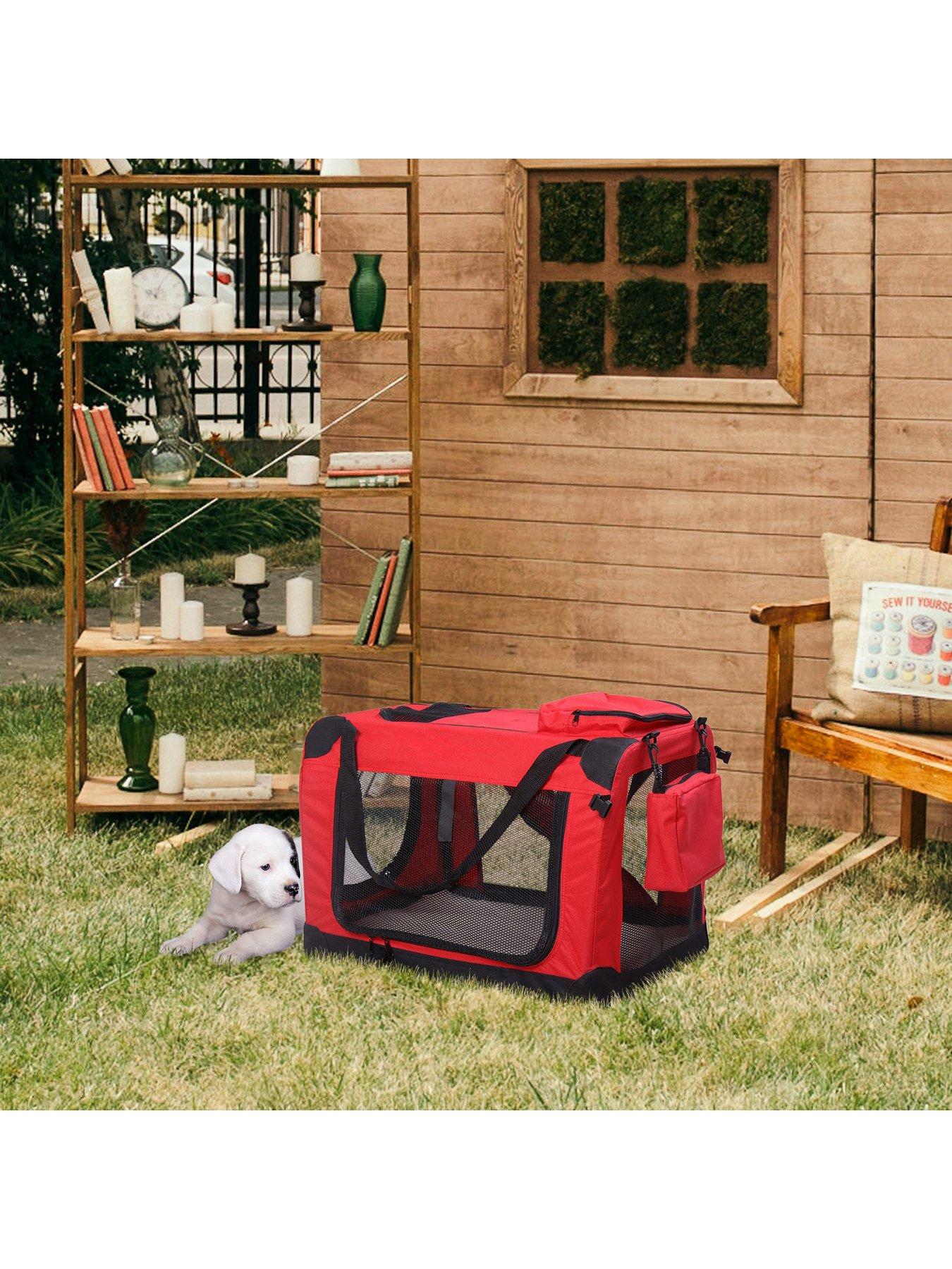 pawhut-pawhut-folding-fabric-portable-pet-cage-23stillFront