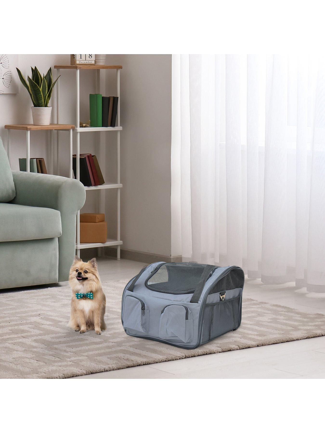 pawhut-pawhut-41lx34wx30hcm-pet-carrier-folding-bagstillFront