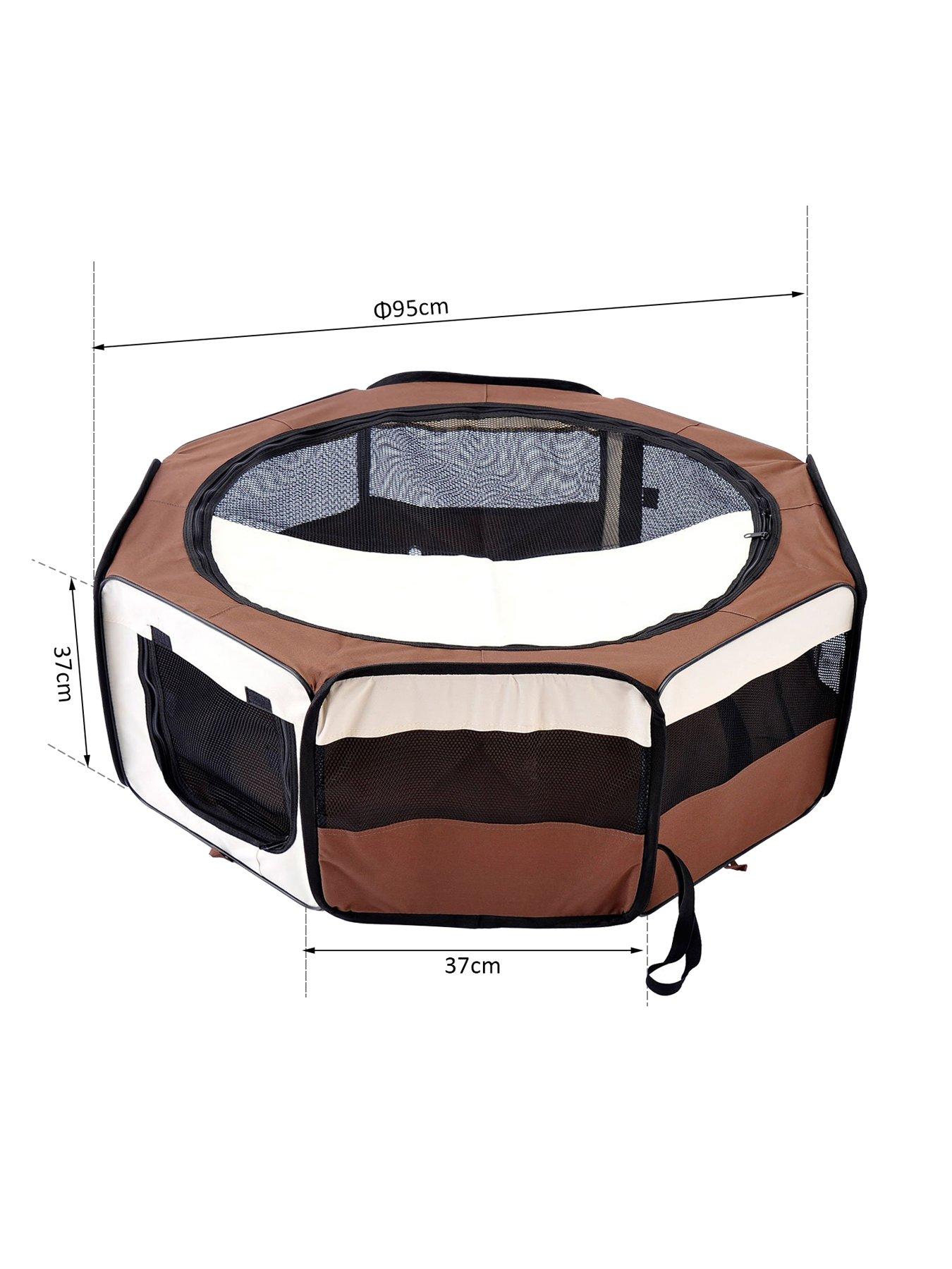 pawhut-fabric-pet-dog-playpen-37cm-x-37cm-x-95cmstillFront