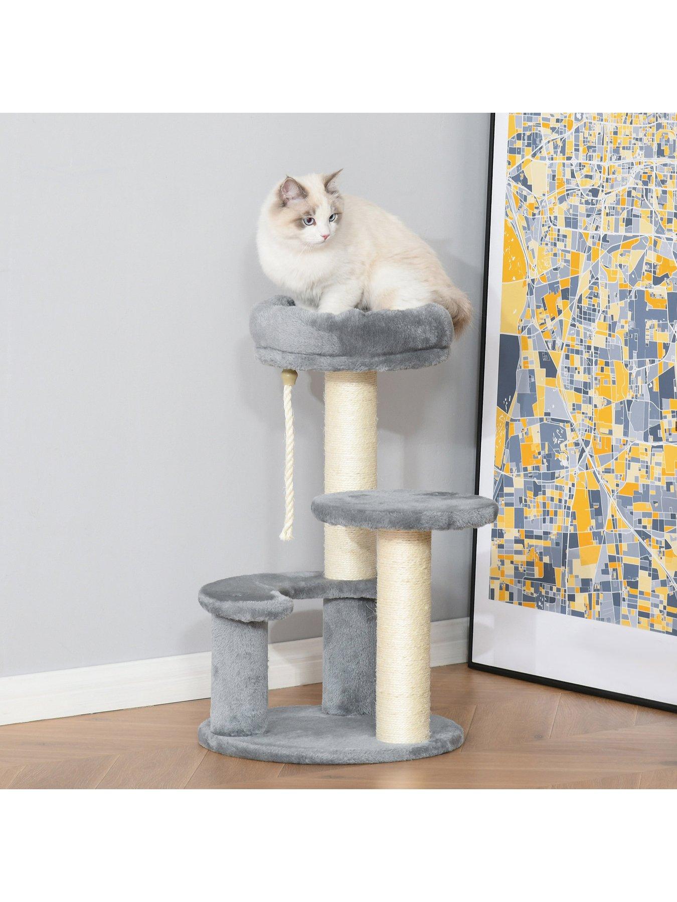 pawhut-pawhut-65-cm-cat-tree-kitty-scratcher-kitten-activity-centrestillFront