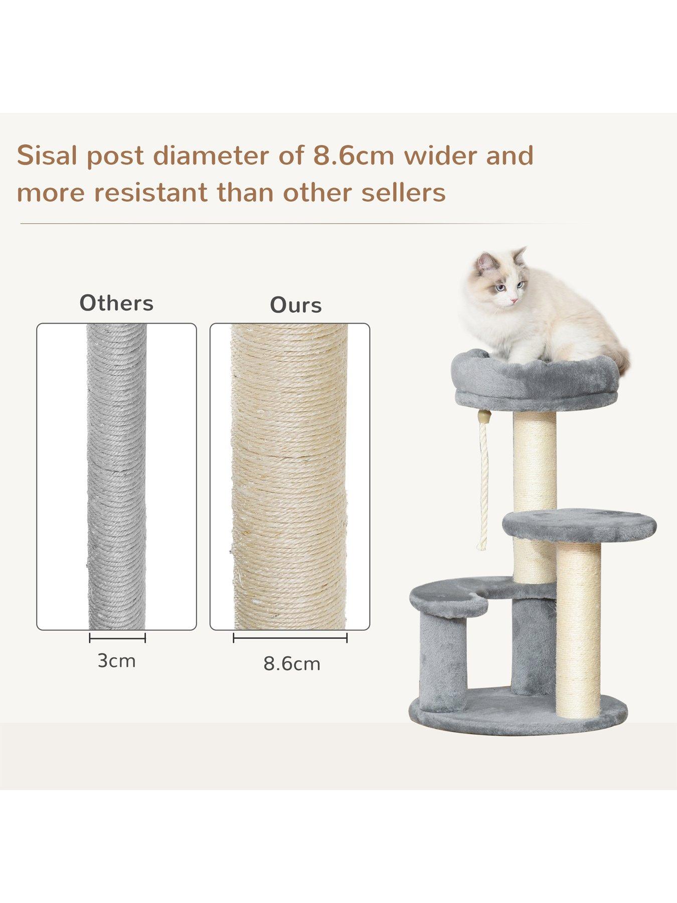 pawhut-pawhut-65-cm-cat-tree-kitty-scratcher-kitten-activity-centredetail