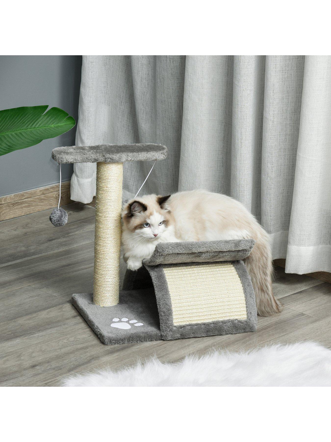 pawhut-pawhut-cat-tree-scratching-post-kitten-scratcher-kitty-activity-play-centrestillFront