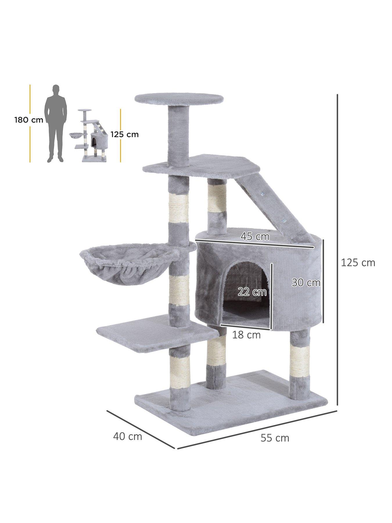 pawhut-pawhut-125cm-cat-scratching-towerstillFront