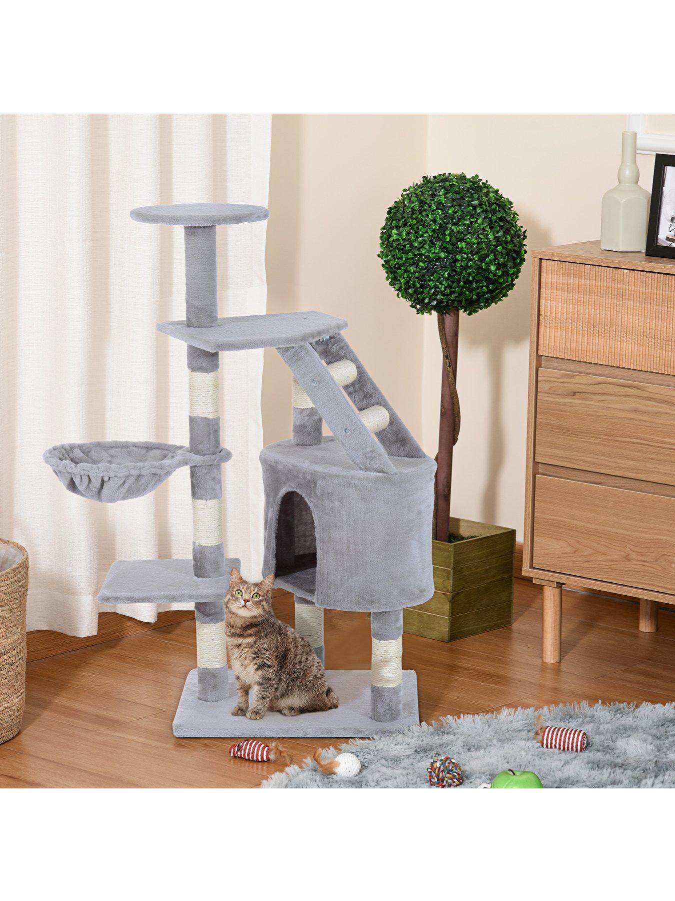 Image 6 of 6 of PawHut Pawhut 125cm Cat Scratching Tower