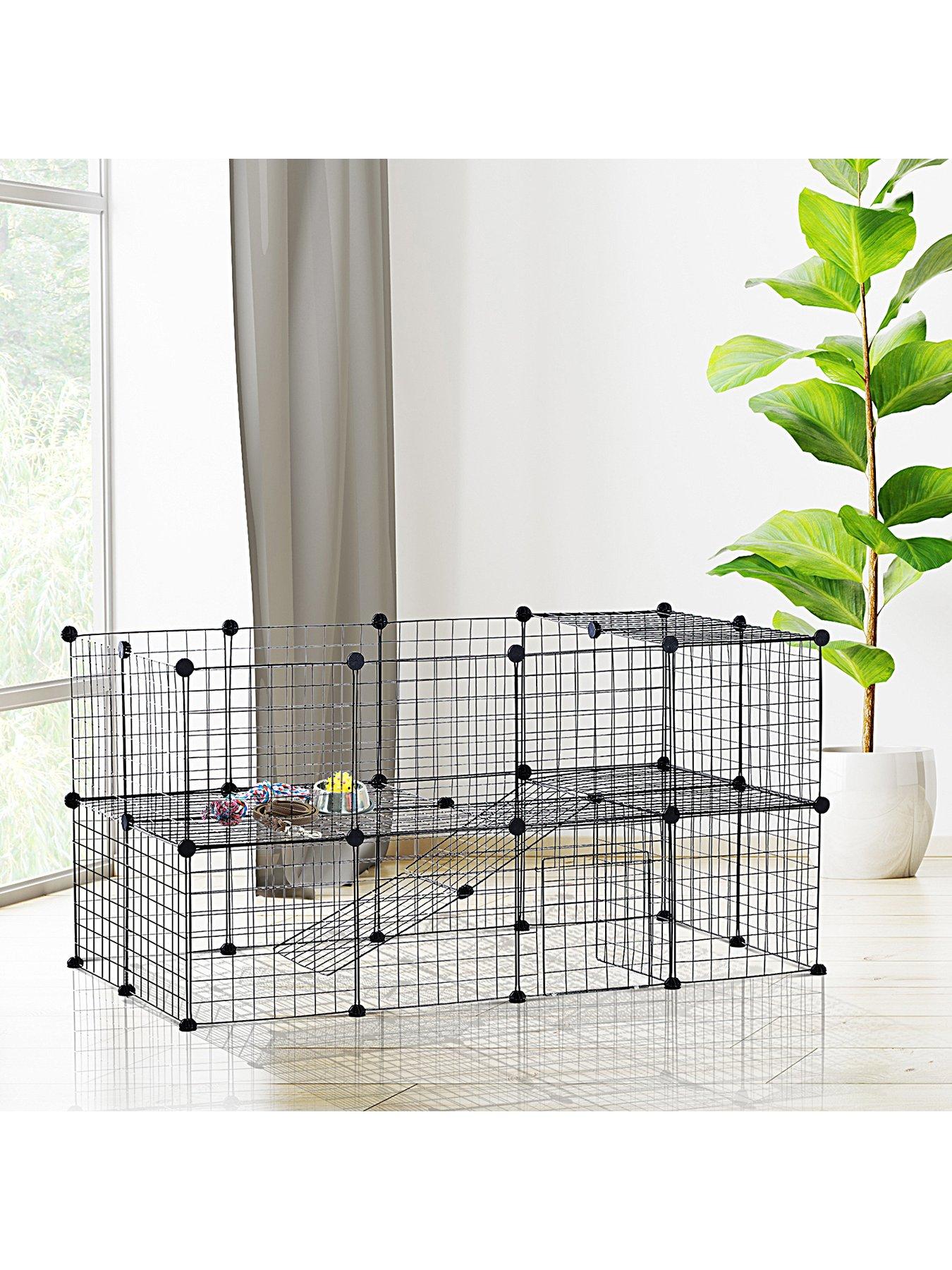 pawhut-pawhut-small-animal-playpen-indoor-outdoorstillFront