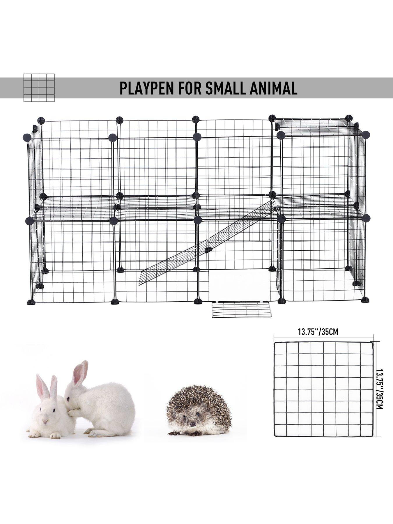 pawhut-pawhut-small-animal-playpen-indoor-outdooroutfit