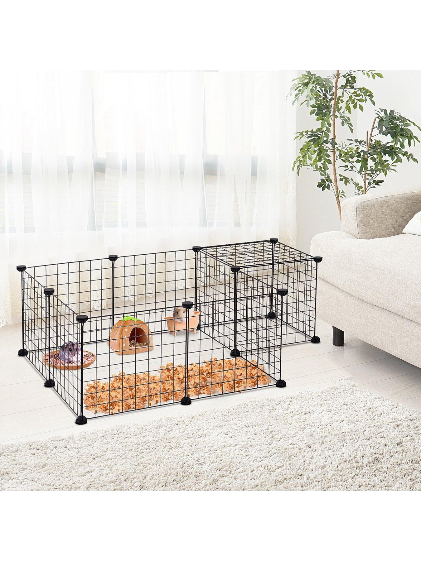 pawhut-pawhut-modular-pet-playpen-106lx73wx36hcmstillFront