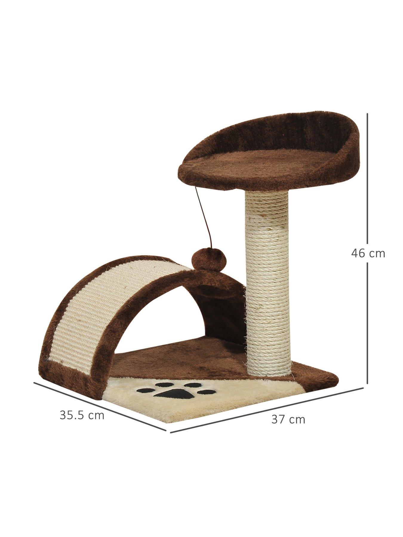 Image 3 of 6 of PawHut Cat Tree Scratching Climbing Playpen