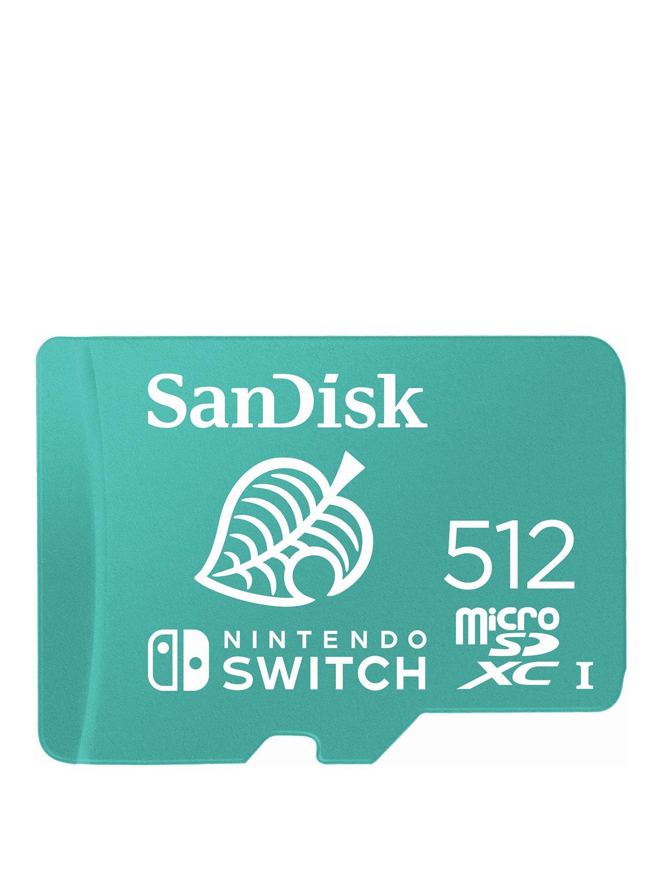 Image 1 of 7 of SanDisk 512GB microSDXC UHS-I card for Nintendo Switch