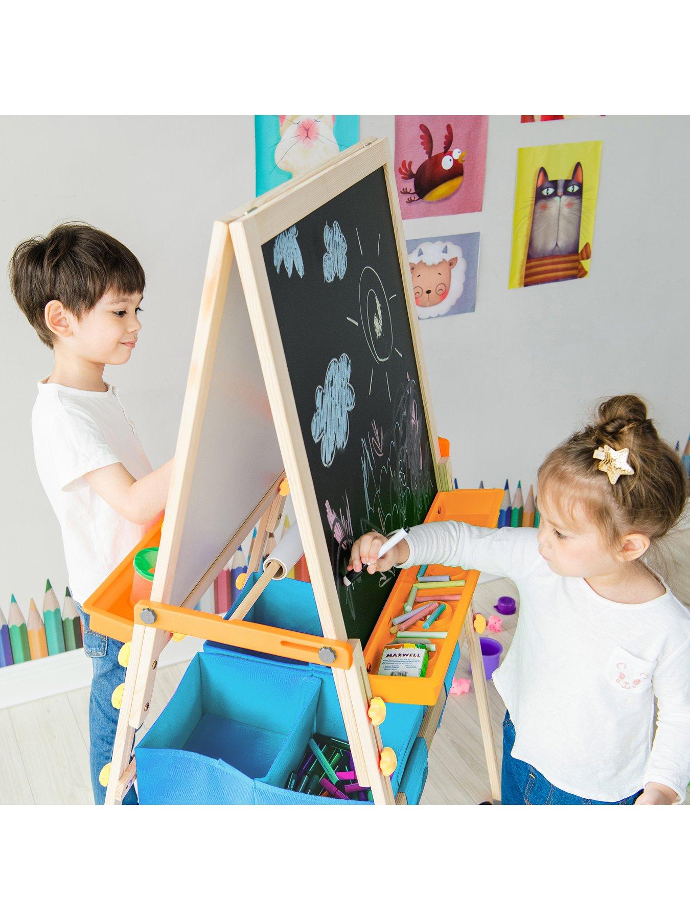 Image 7 of 7 of Teamson Kids Little Artist Van Gogh Kids Easels - Wood / Blue