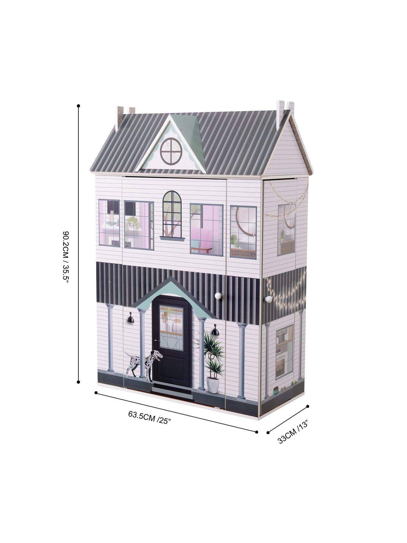 Image 2 of 6 of Teamson Kids Olivia's Little World - Dreamland 3 side open Farmhouse Doll House