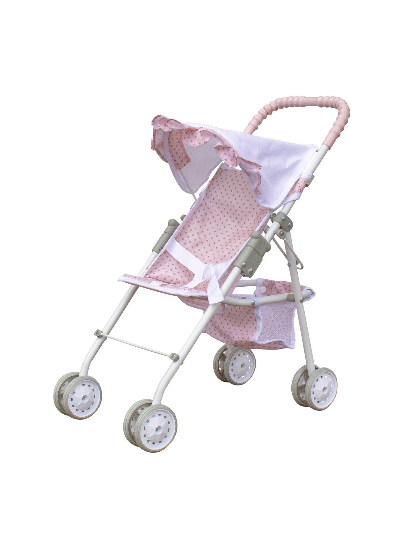 Dolls pram and outlet highchair set