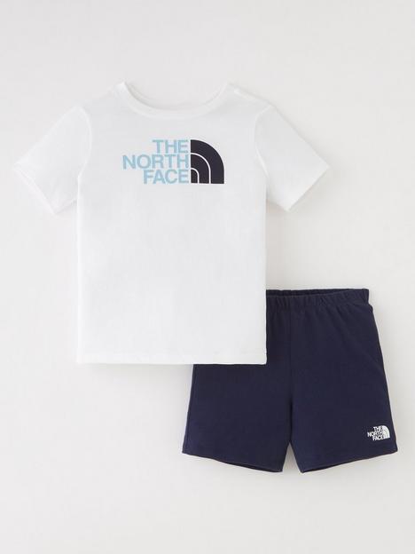 the-north-face-toddler-cotton-summer-set-navywhite