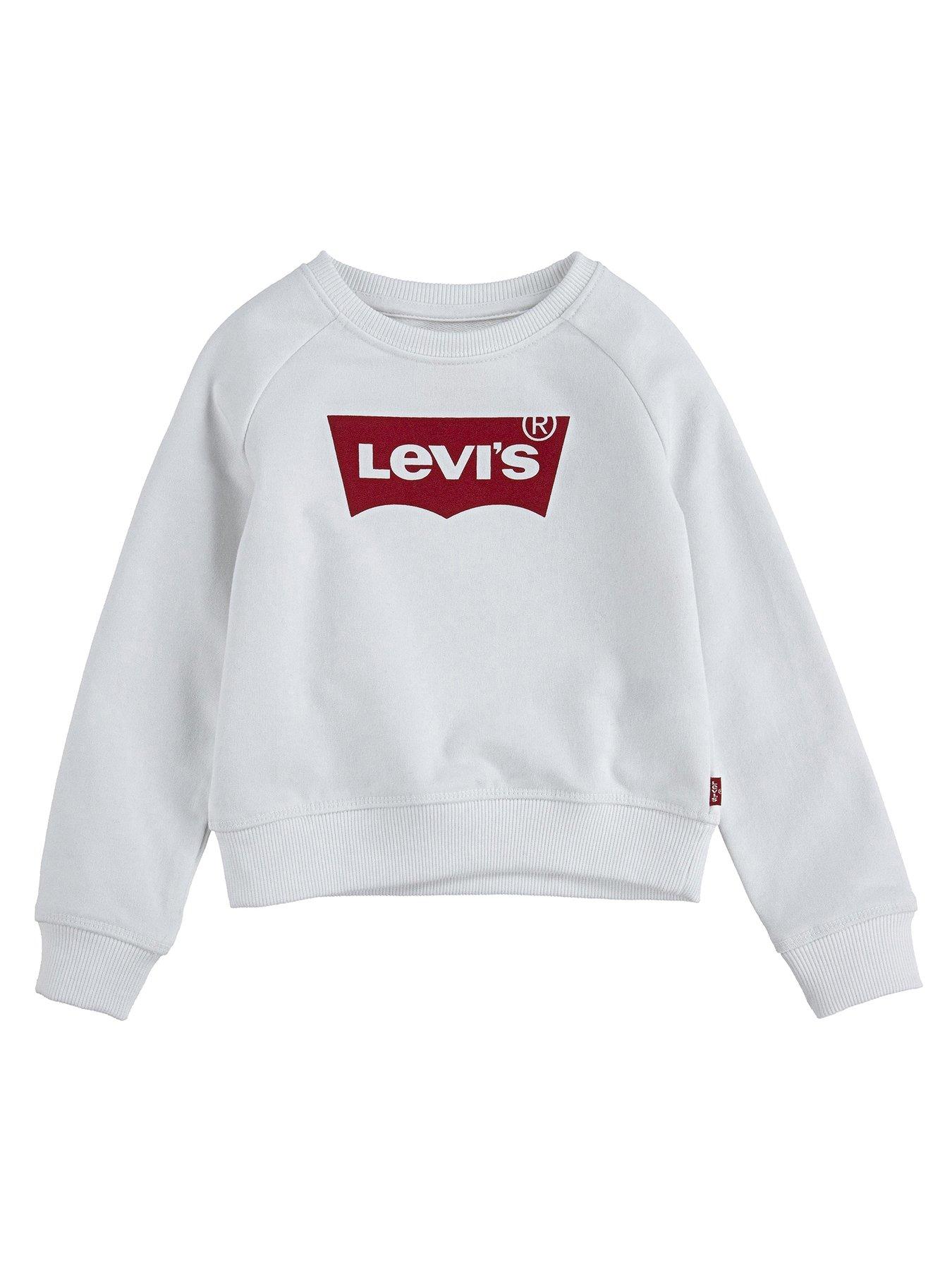 Levis white sweatshirt sale