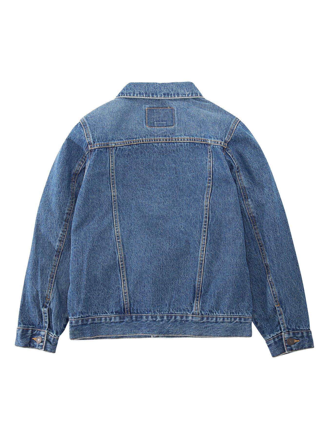Image 2 of 5 of Levi's Boys Trucker Denim Jacket - Blue