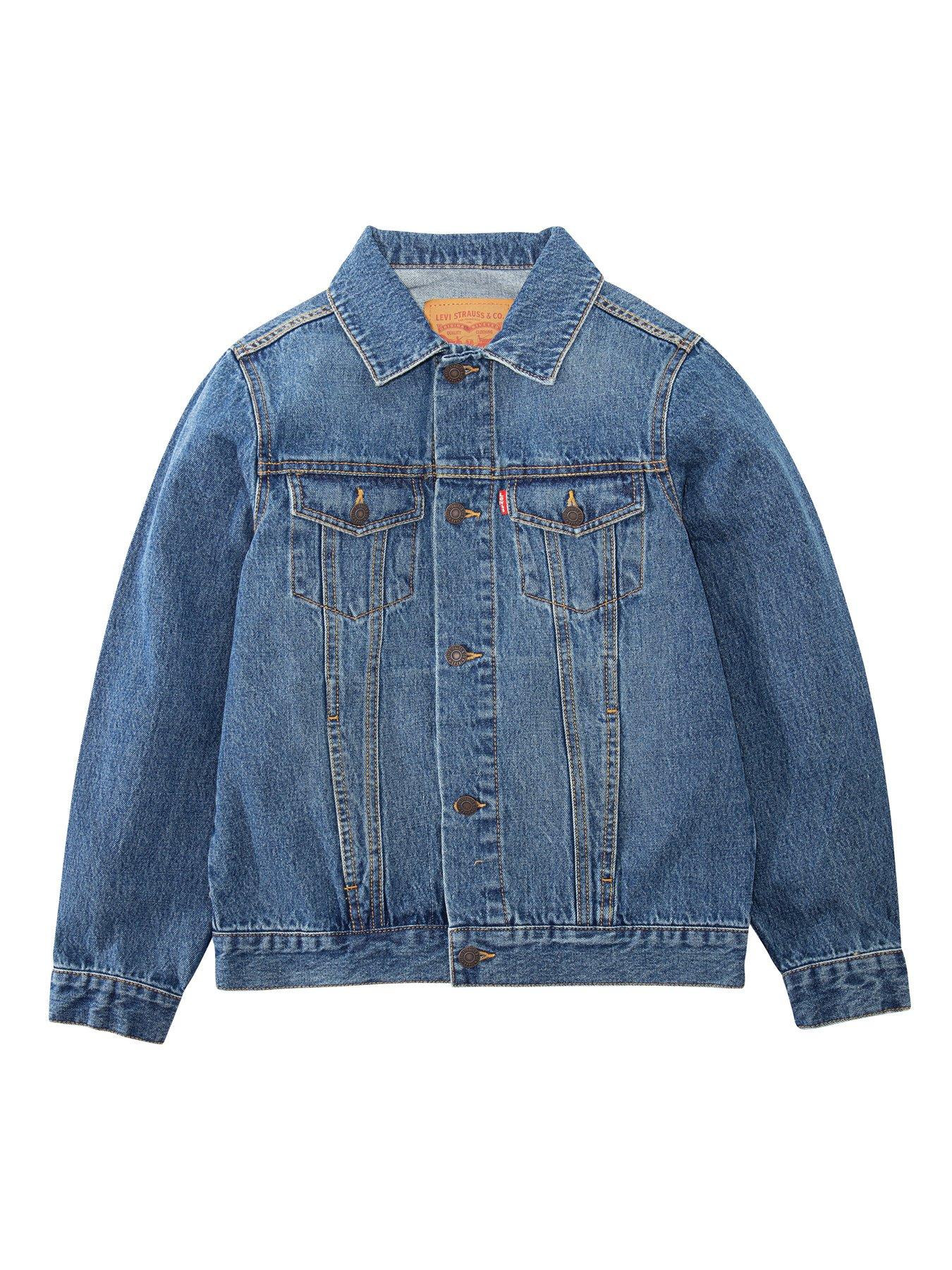 Image 5 of 5 of Levi's Boys Trucker Denim Jacket - Blue