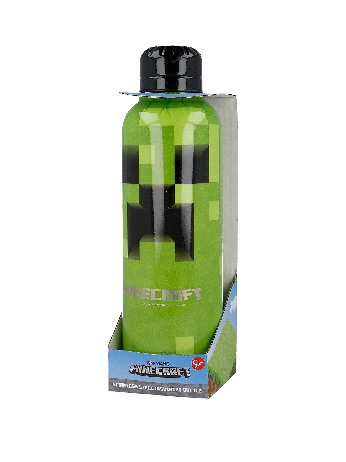 Minecraft Large Metal Water Bottle - Drinkware - Paladone Trade
