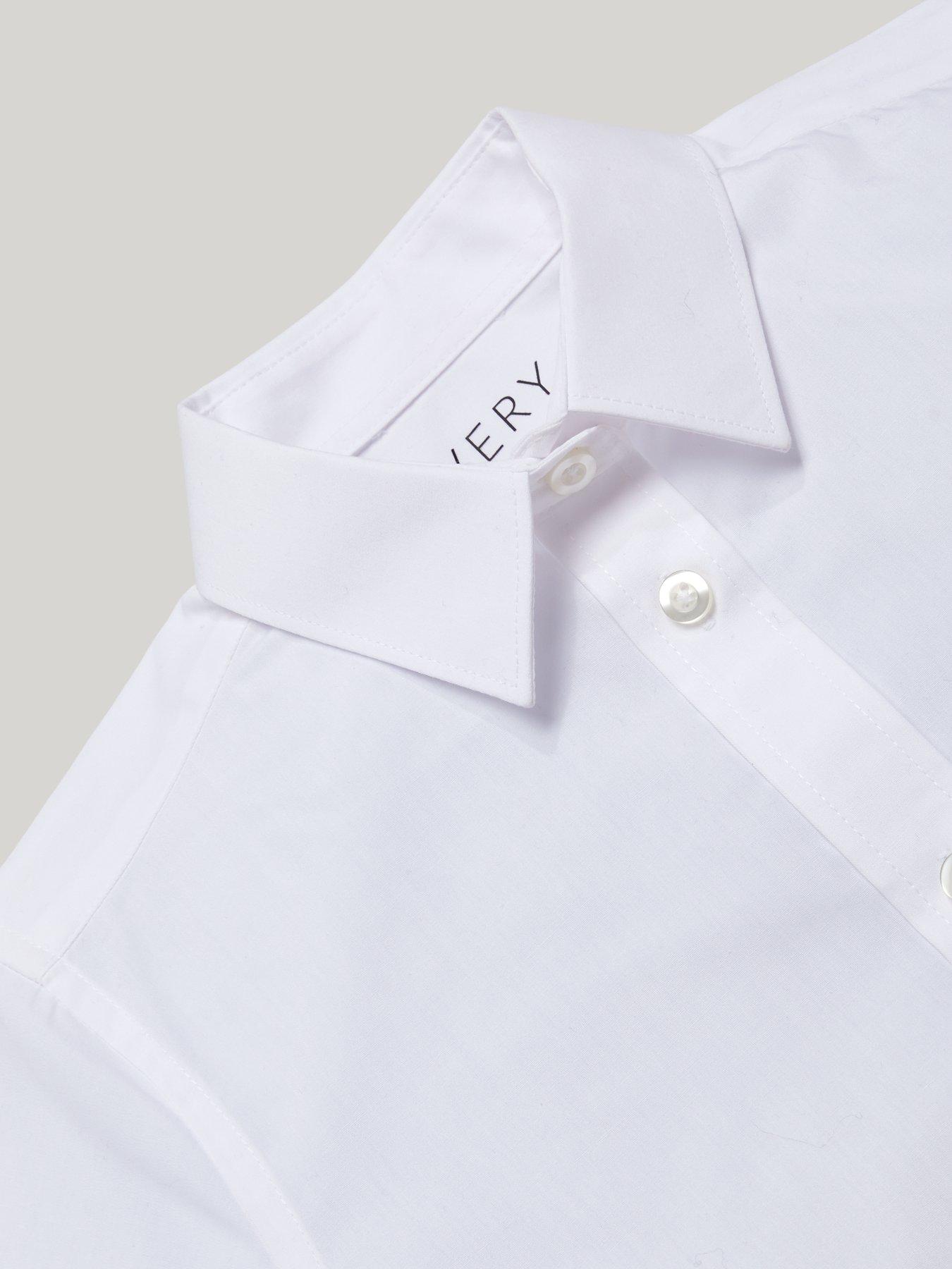 Image 5 of 6 of The Very Collection Boys 5 Pack Short Sleeve School Shirt - White