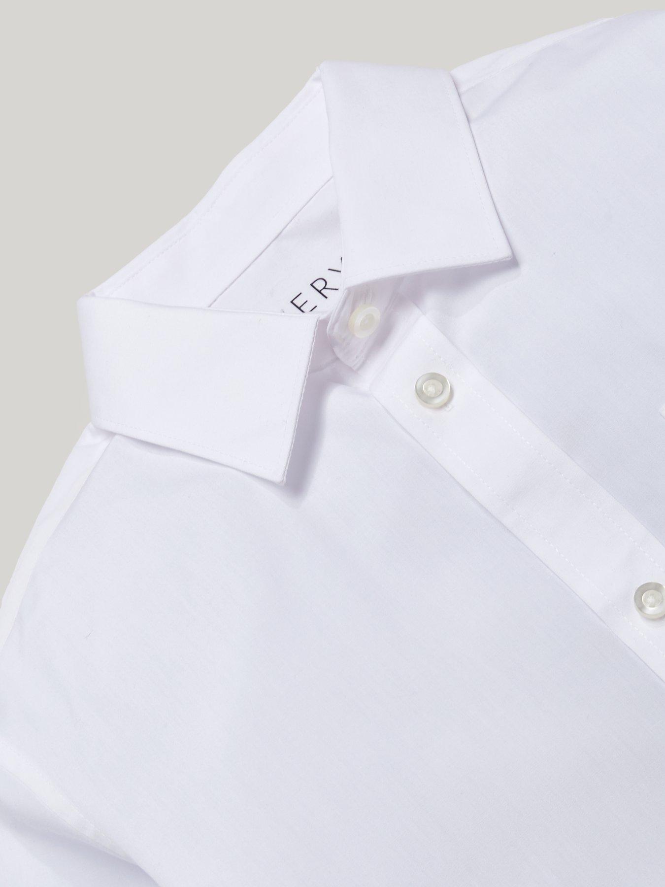 Image 5 of 6 of The Very Collection Boys 3 Pack&nbsp;Long Sleeve Shirts - White