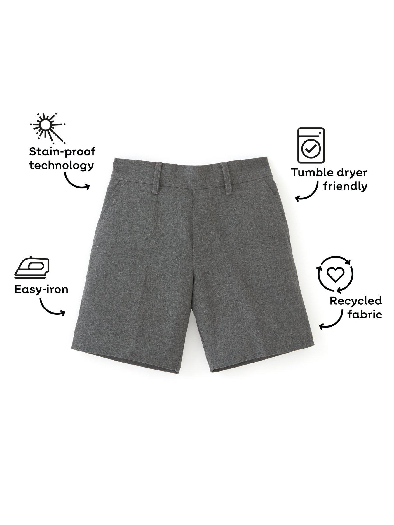 Image 4 of 6 of The Very Collection Boys 2 Pack Grey Pull On Short