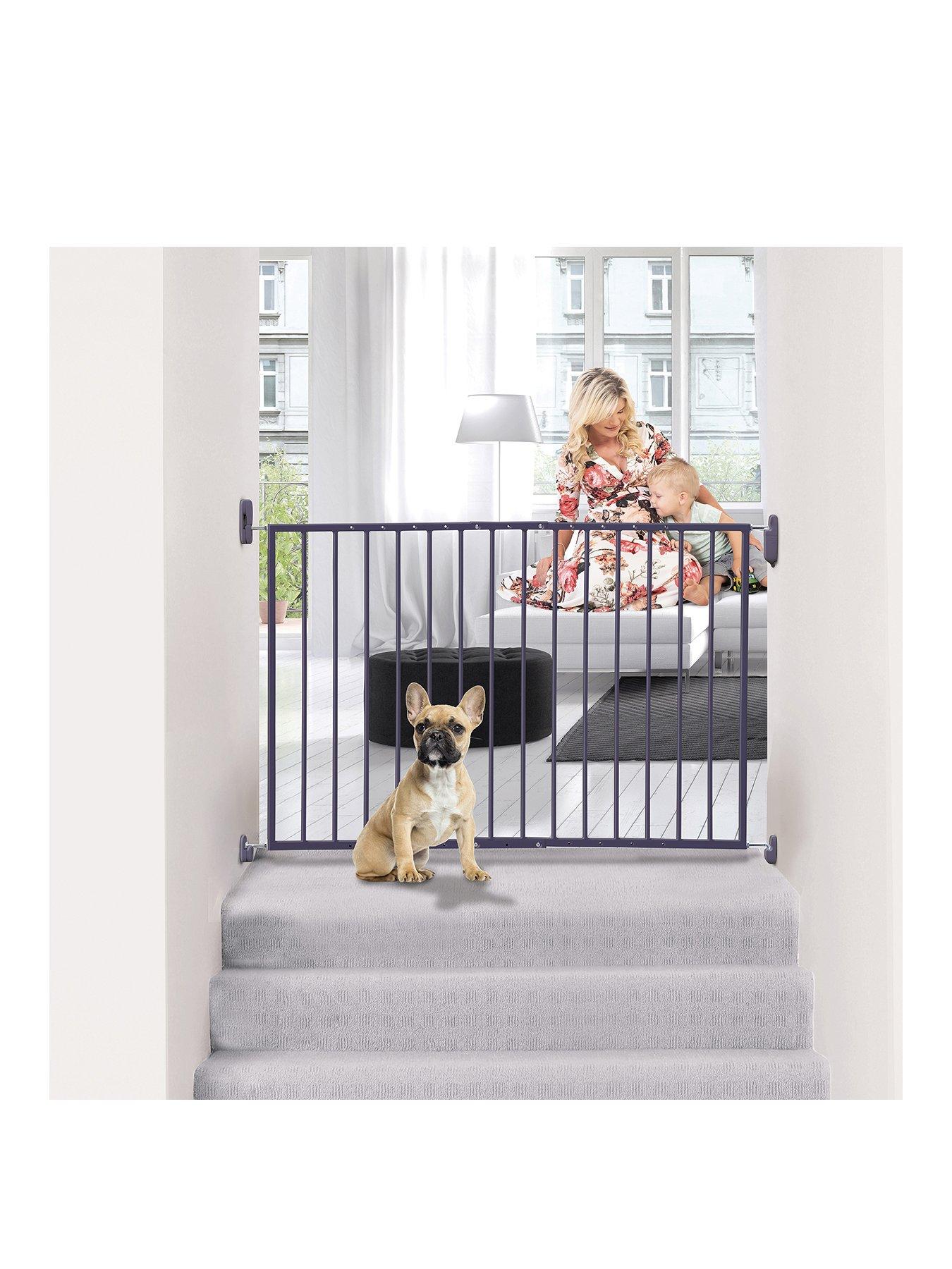 Image of Dreambaby Arizona 2 Panel Hardware Mounted Gate - Grey