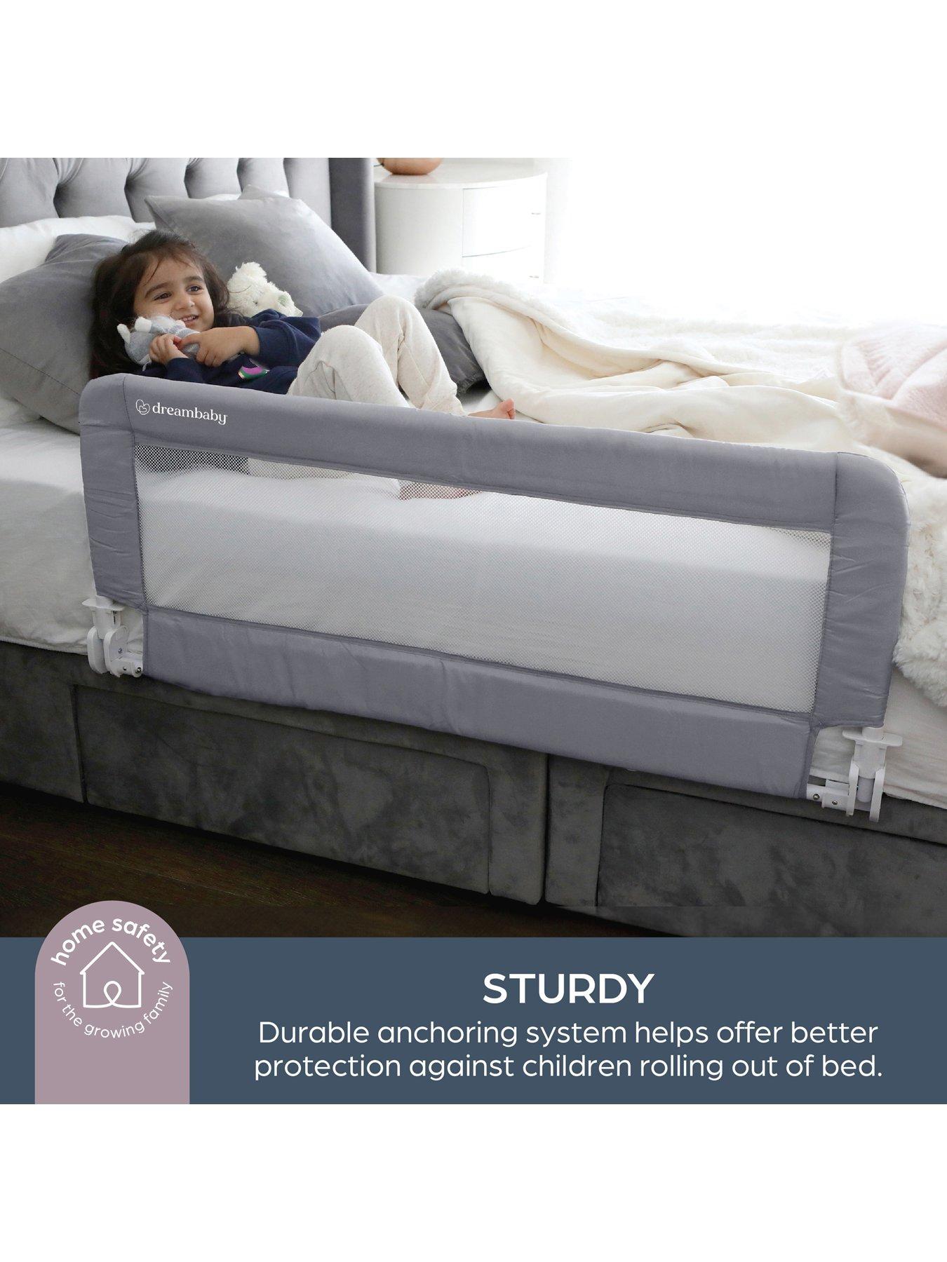 Image 1 of 8 of Dreambaby Dreambaby Milan Padded Bedrail - Grey