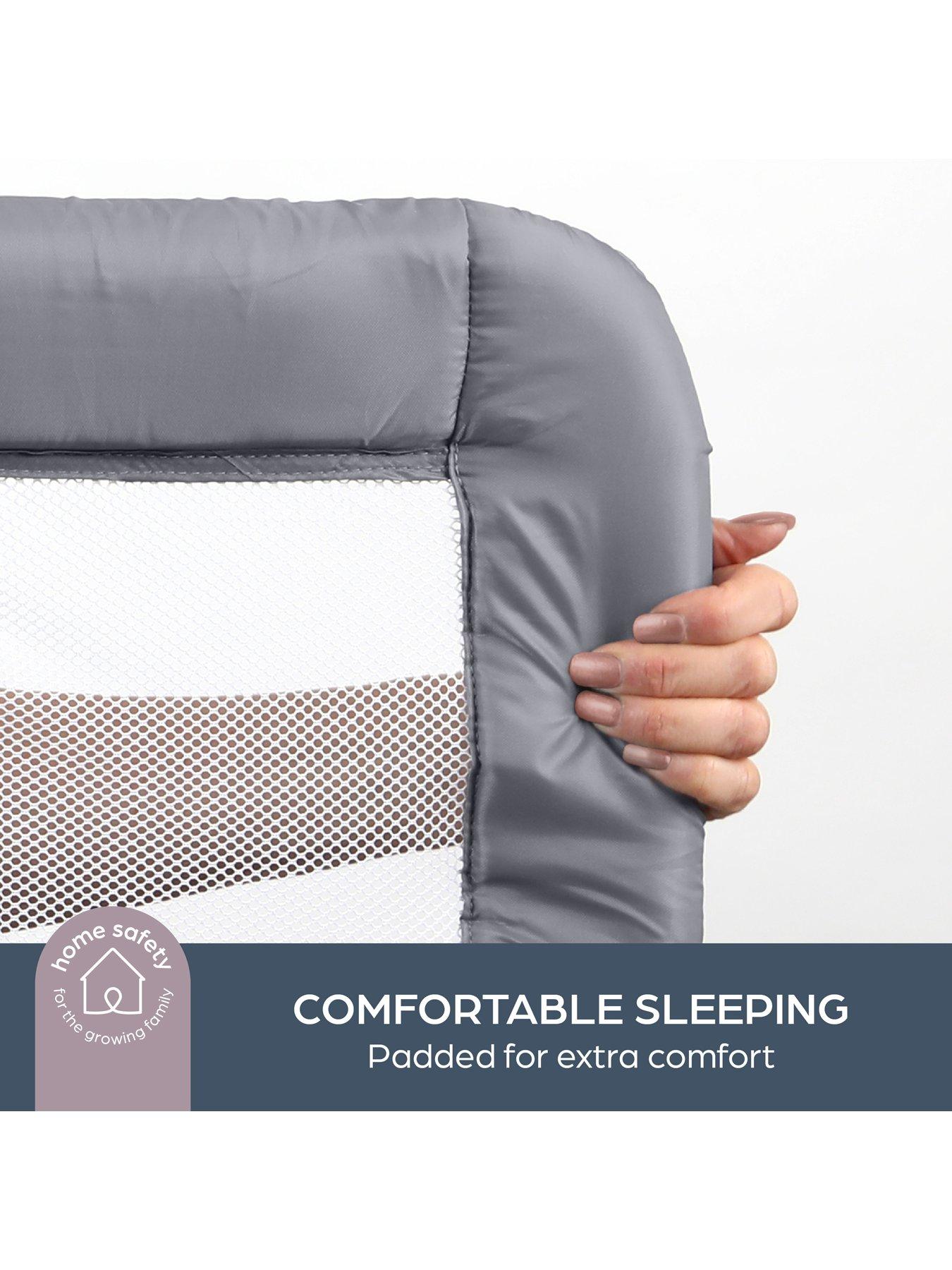 Image 3 of 8 of Dreambaby Dreambaby Milan Padded Bedrail - Grey