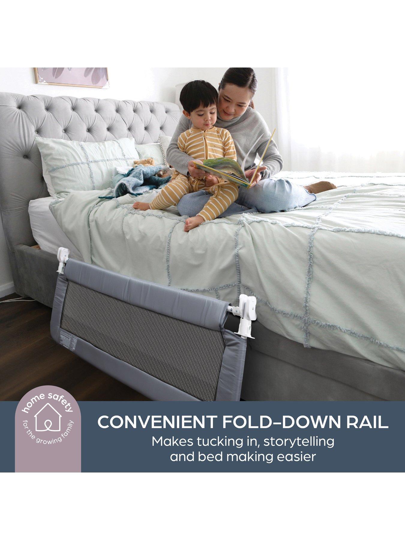 Image 5 of 8 of Dreambaby Dreambaby Milan Padded Bedrail - Grey